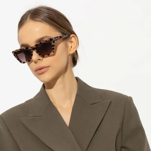 NWT SAINT LAURENT SUNGLASSES HAVANA - Picture 1 of 4